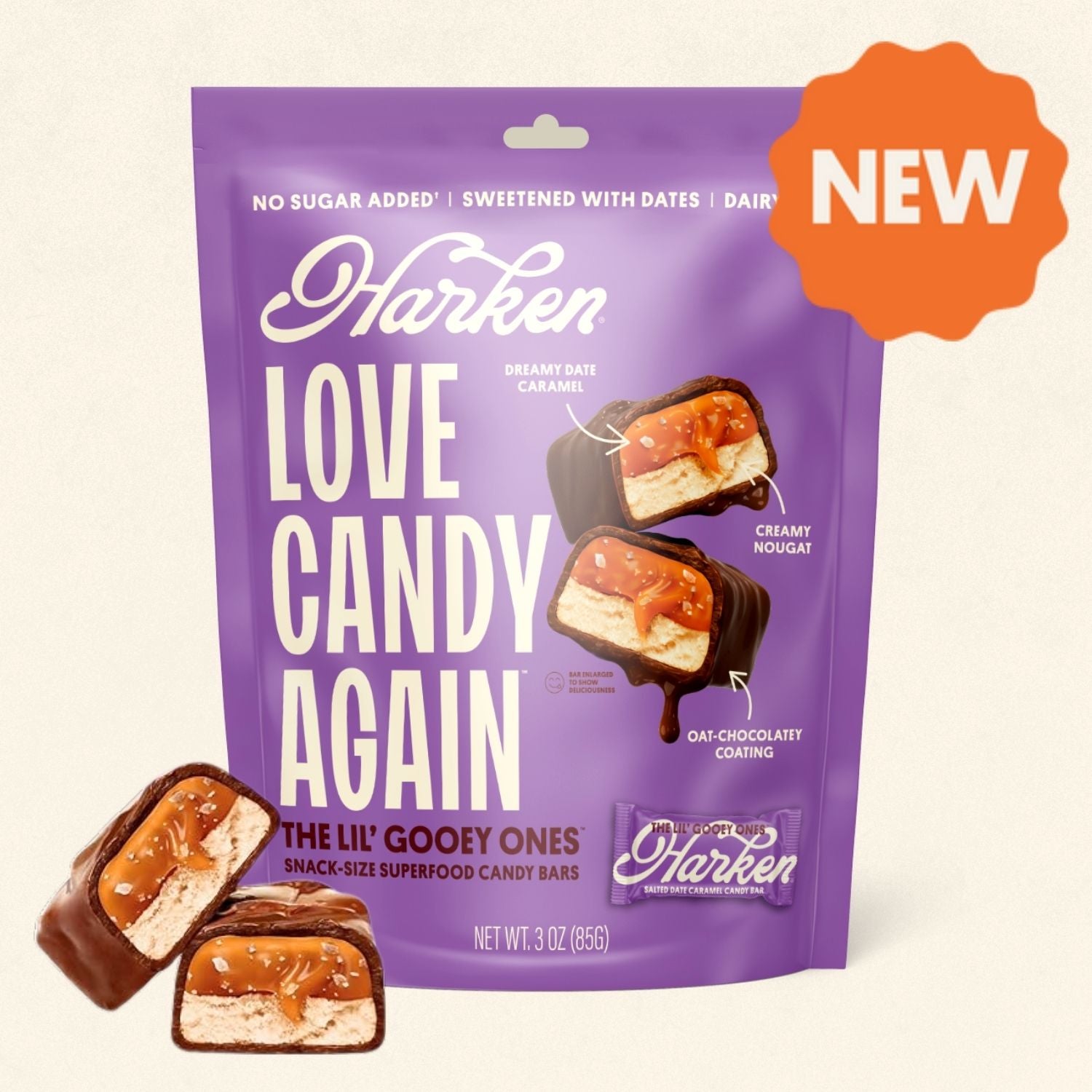 THE LIL' GOOEY ONES®: Date Caramel Candy Bars