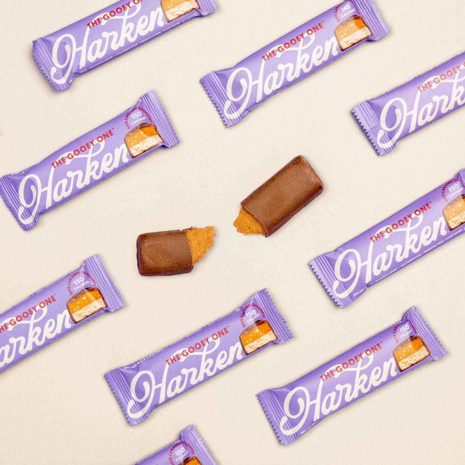 THE GOOEY ONE®: Salted Date Caramel Candy Bars