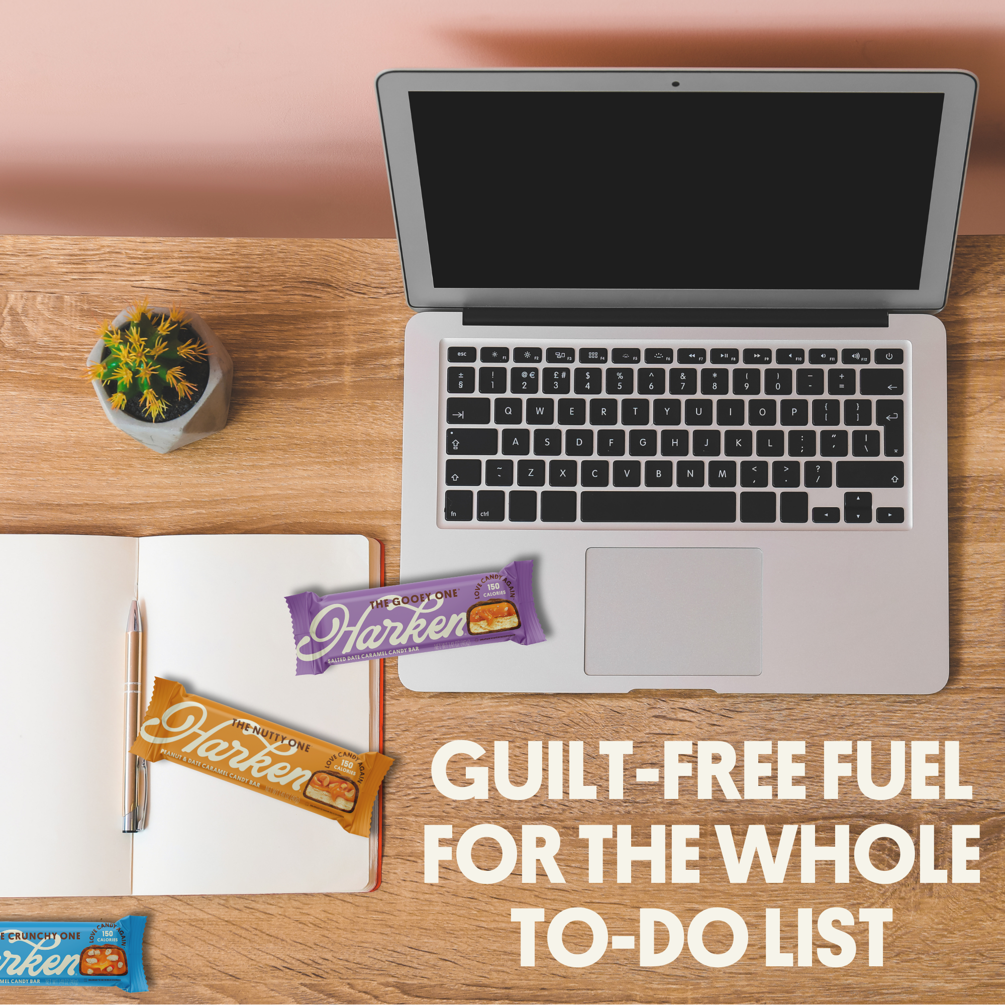 THE NUTTY ONE®: Peanuts & Date Caramel Candy Bars