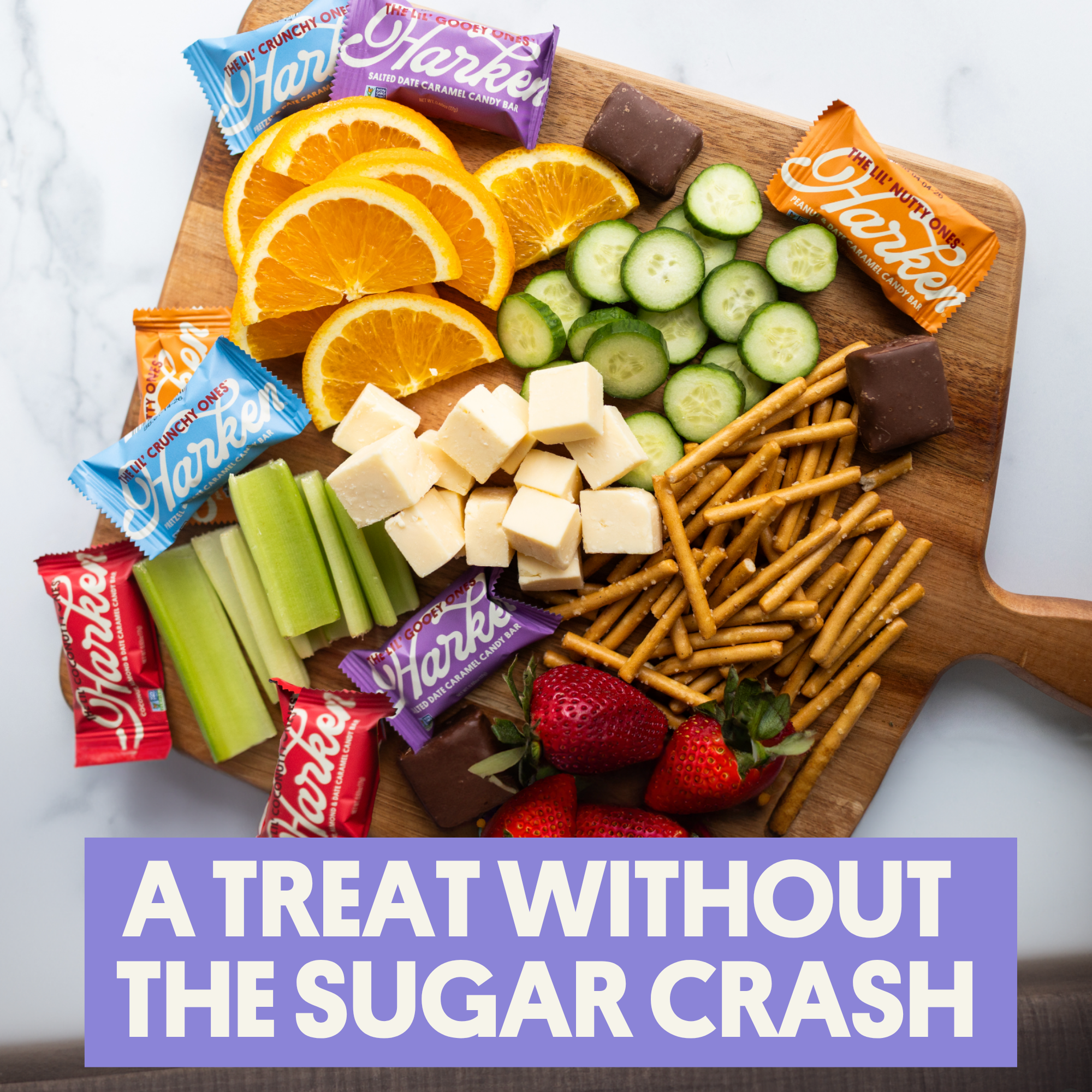 THE LIL' CRUNCHY ONES®: Pretzel & Date Caramel Candy Bars