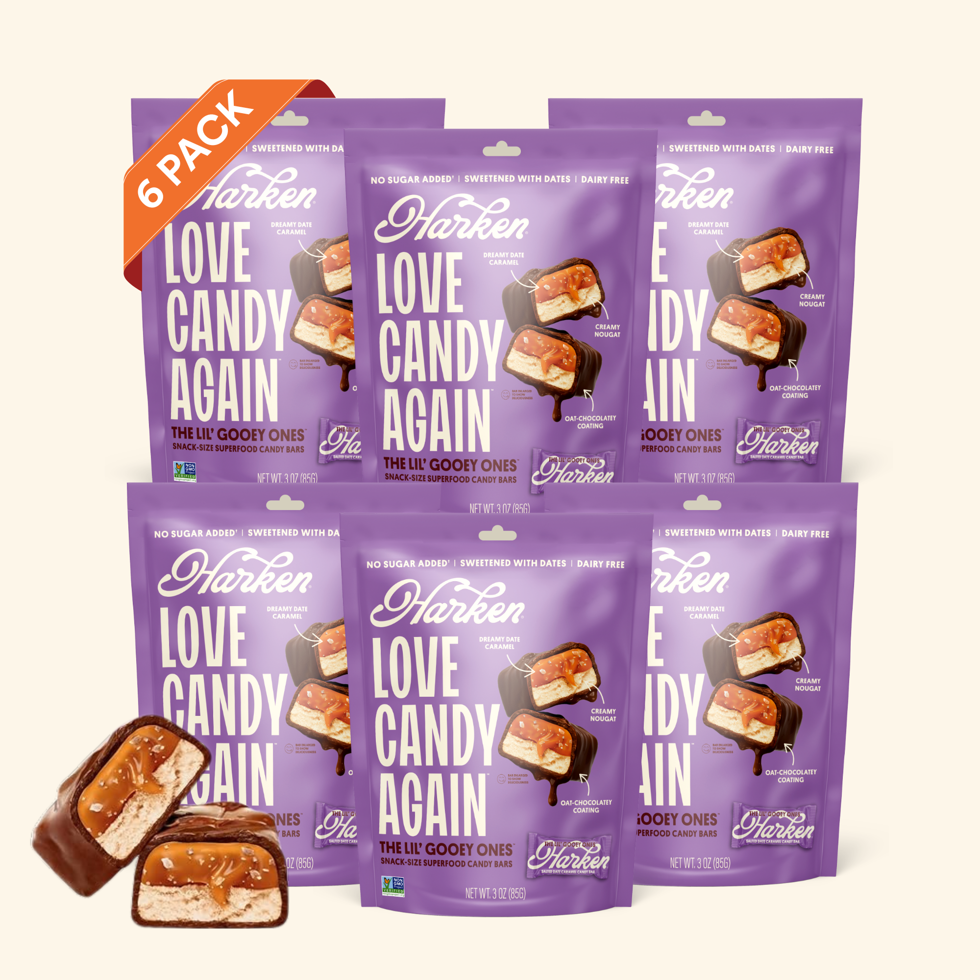 THE LIL' GOOEY ONES®: Date Caramel Candy Bars