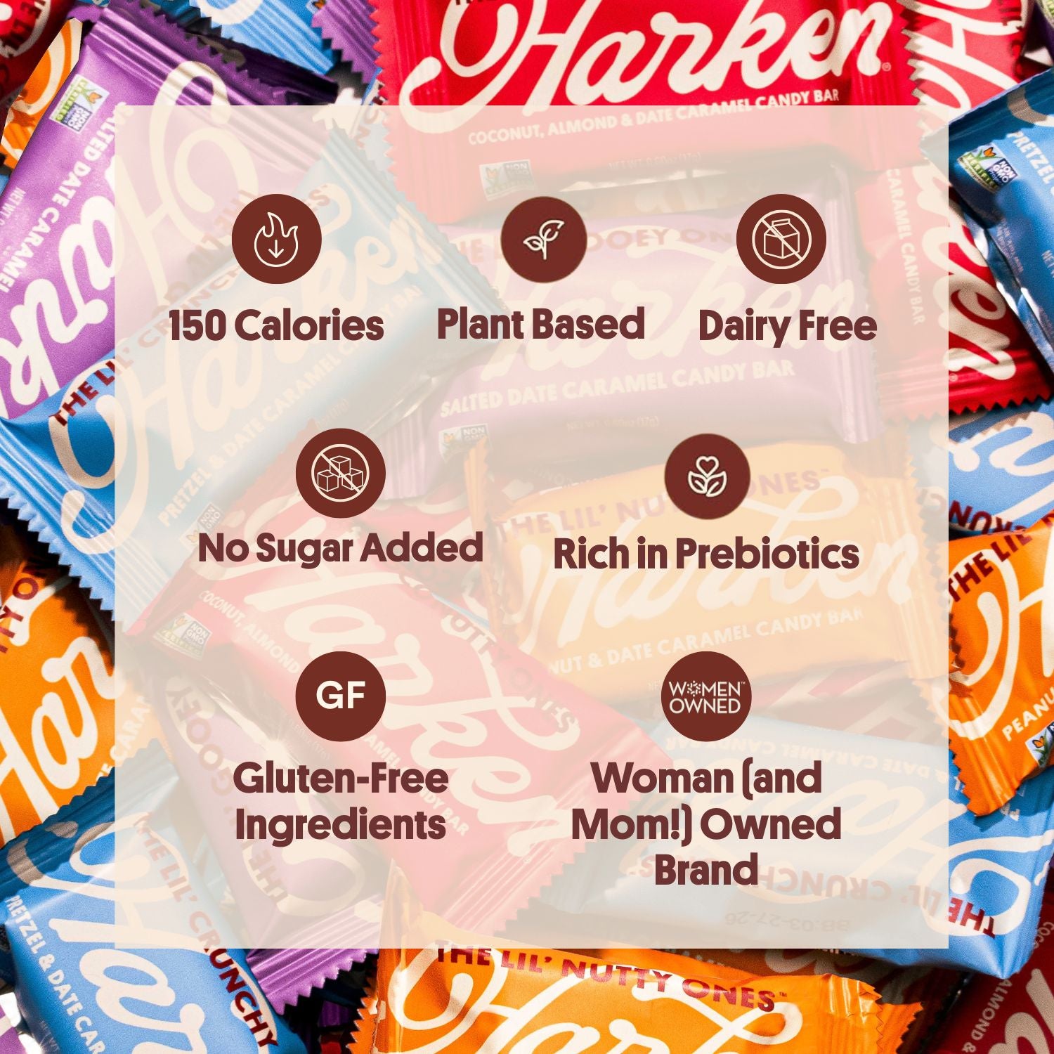 THE CRUNCHY ONE®: Pretzels & Date Caramel Candy Bars