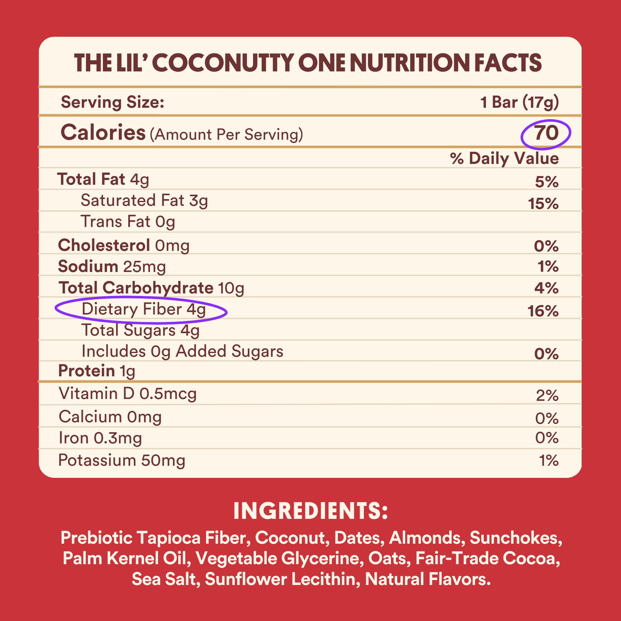 THE LIL' COCONUTTY ONES®: Coconut, Almond & Date Caramel Candy Bars