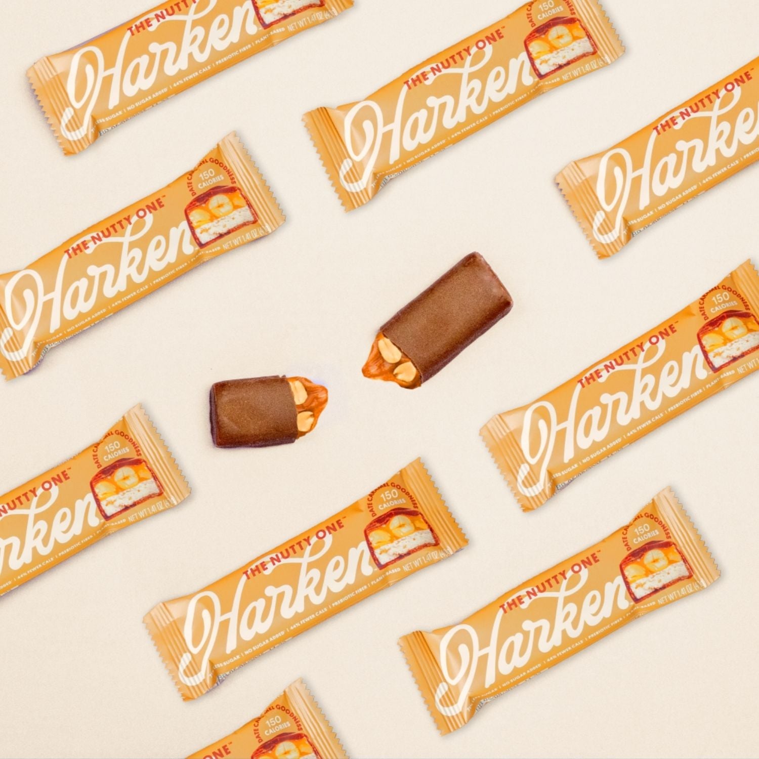THE NUTTY ONE®: Peanuts & Date Caramel Candy Bars