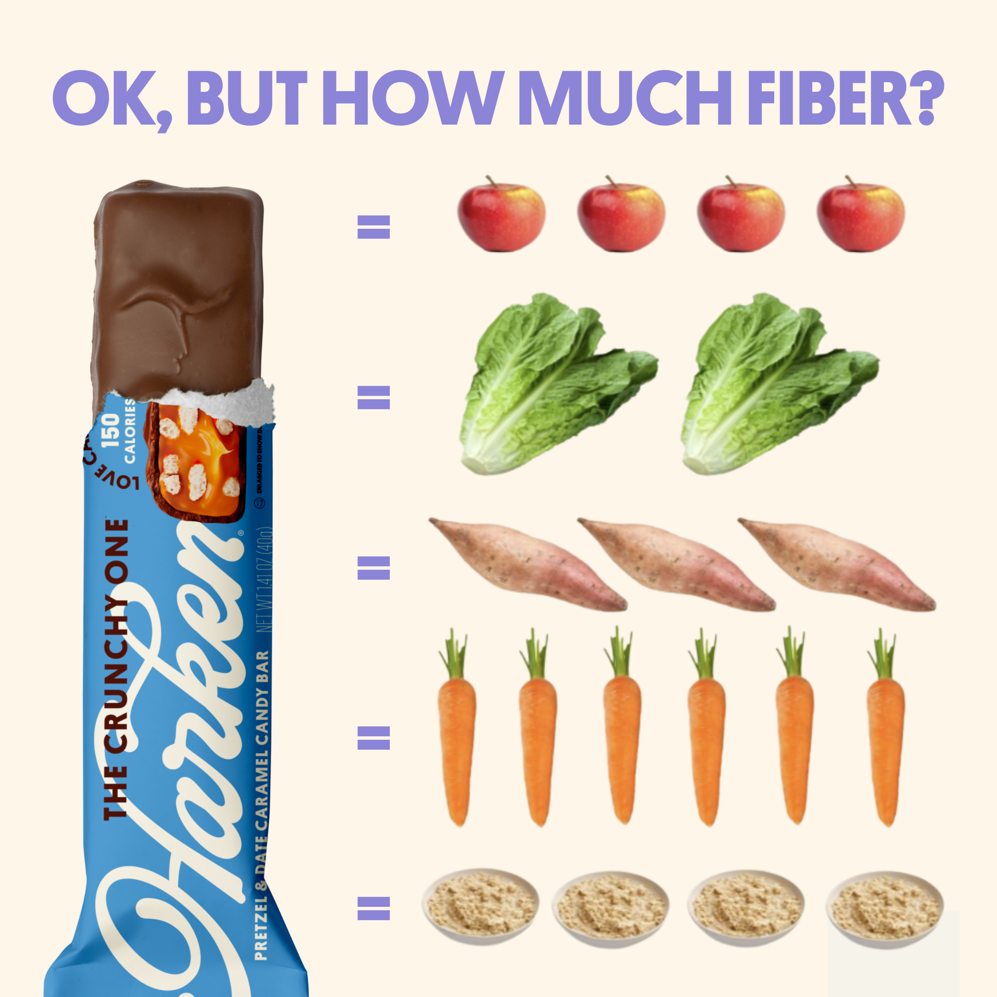 THE CRUNCHY ONE®: Pretzels & Date Caramel Candy Bars