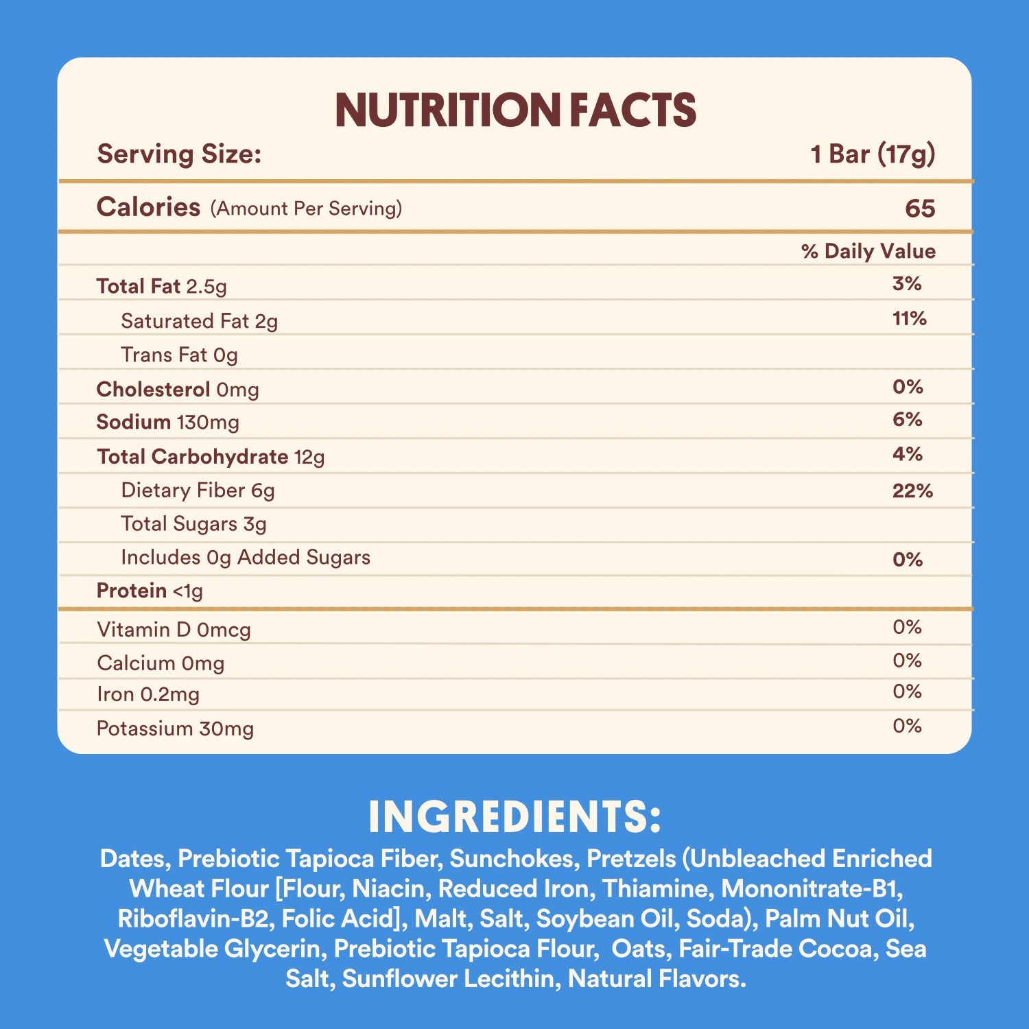 THE LIL' CRUNCHY ONES®: Pretzel & Date Caramel Candy Bars